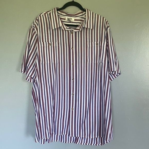 King Size Double Front Pocket Button Down Shirt - Picture 1 of 5